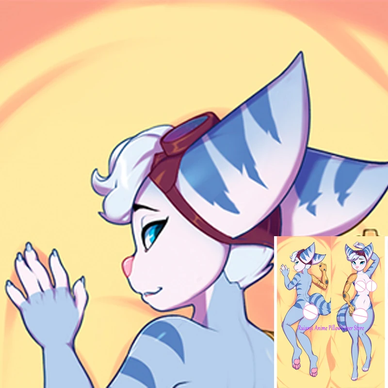 

Dakimakura Anime Young Girl Tits Double-sided Pillow Cover Print Life-size body pillows cover Adult