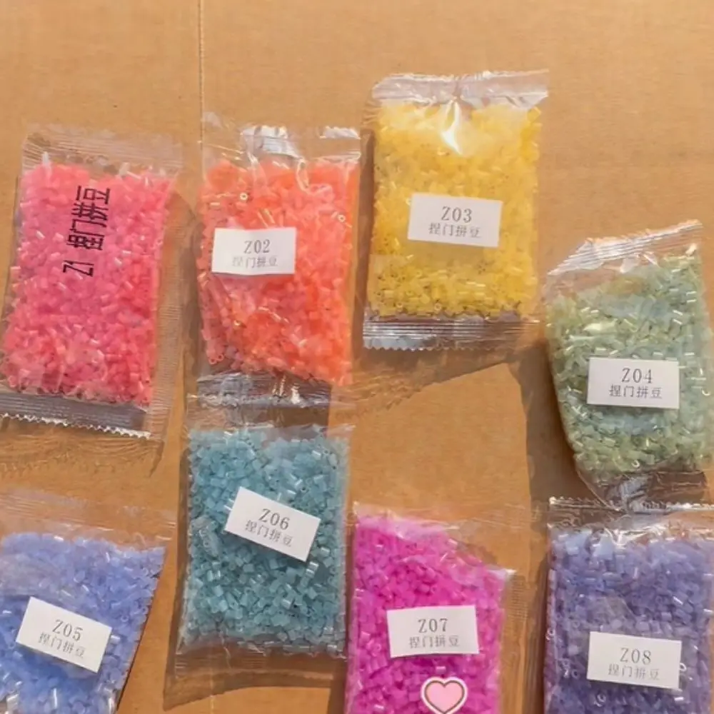 5/8 Colors Color Change Fuse Beads Kit Temperature Change 2.6mm Hama Beads Light Change DIY Craft Melting Beads Creative