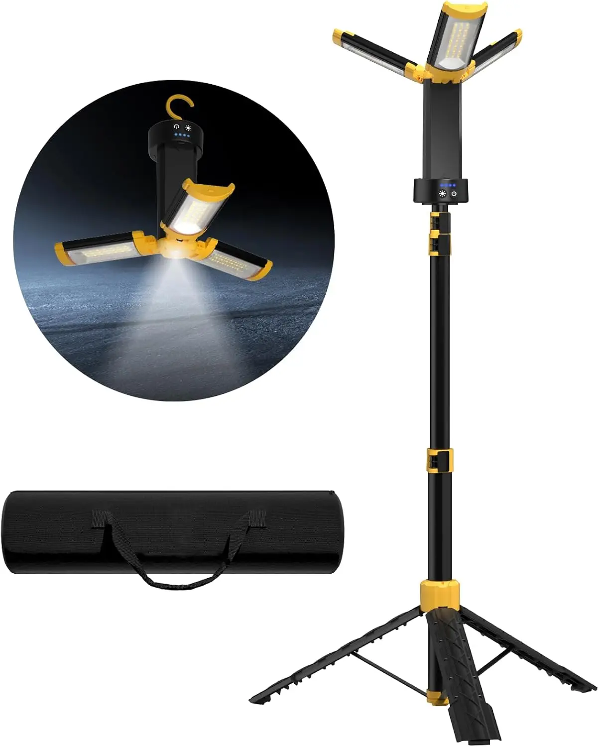 LHOTSE Rechargeable Cordless Work Light Kit with 83