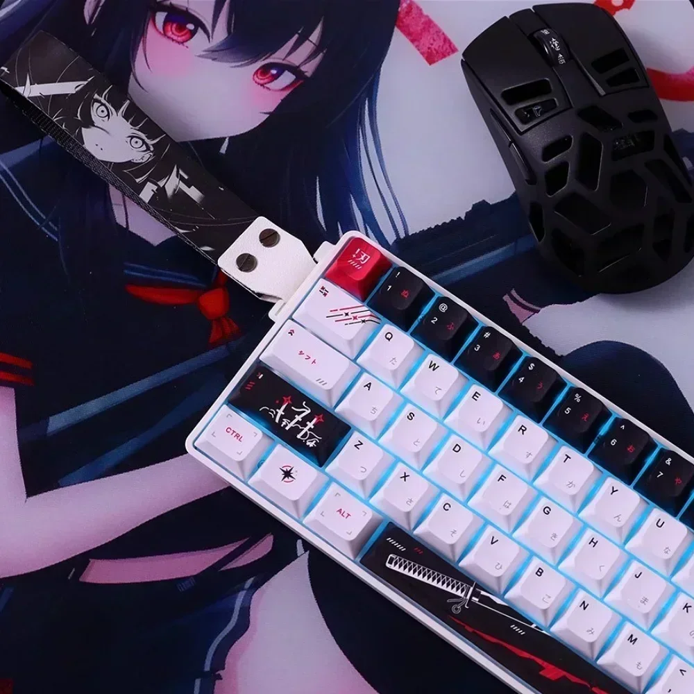 Yukiaim Keycap Japanese 139 Key PBT Cherry Height Compatible Wooting Megalion Mechanical Keyboard