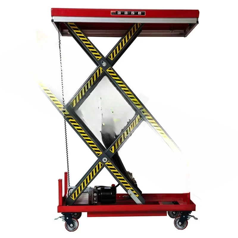 500 كجم 1000 كجم طاولة رفع مقصية كهربائية هيدروليكية لرفع المستودعات #5