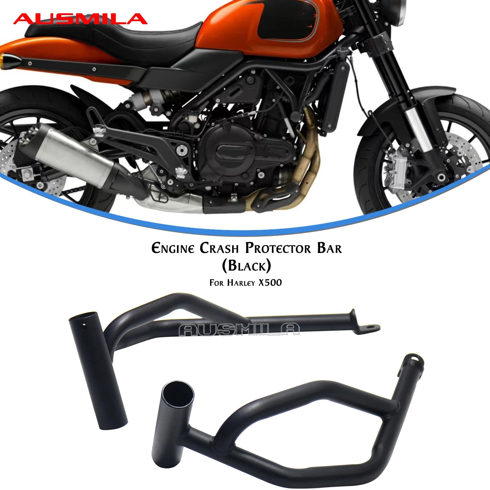 

Защитная рама (кронштейн) для двигателя мотоцикла, бампер, дуга безопасности для Harley X500