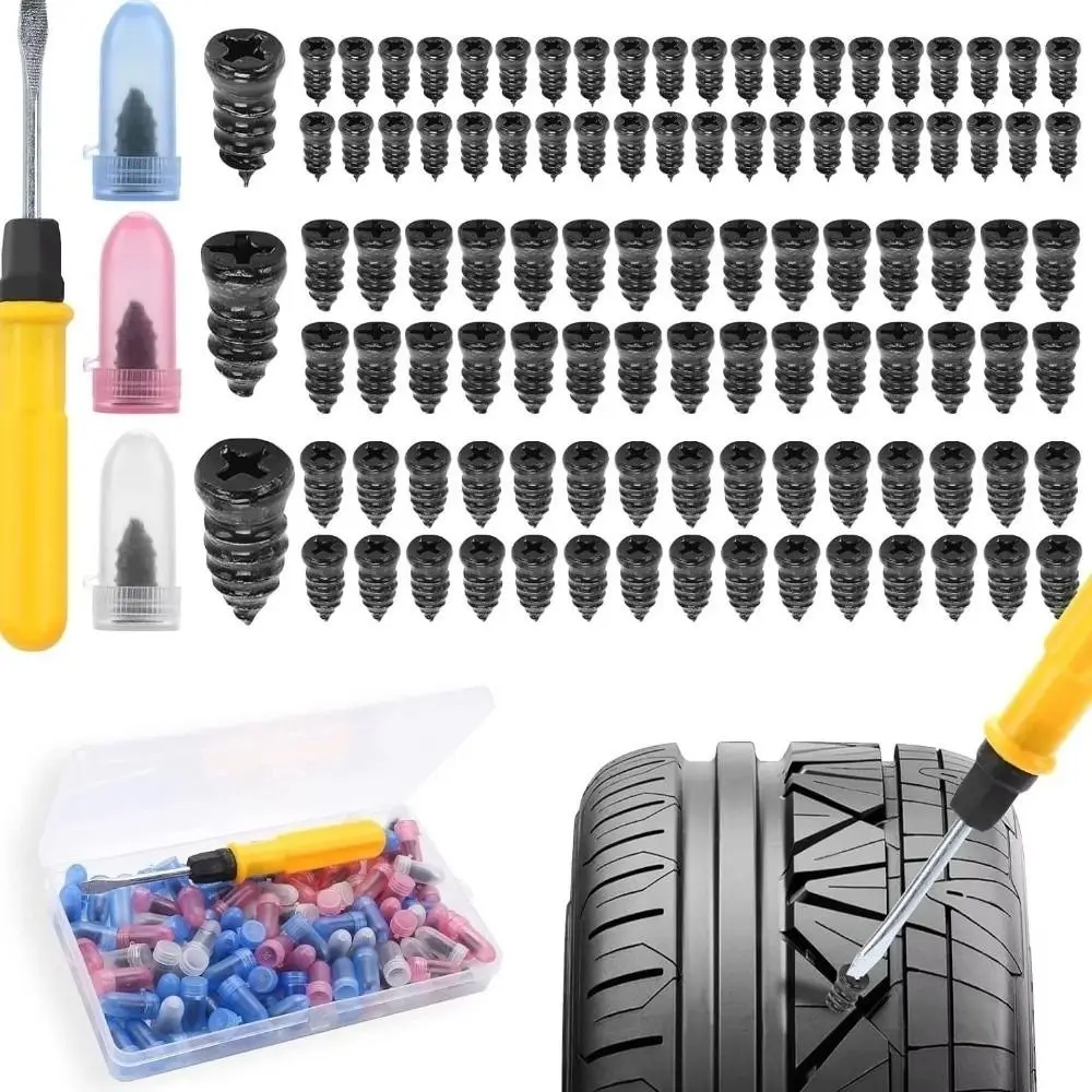 

10/20/30/40/50PCS Rubber Car Vacuum Tyre Repair Nail Kit Mushroom Nails Screw in Tire Repair Nails Car Tire Accessorie
