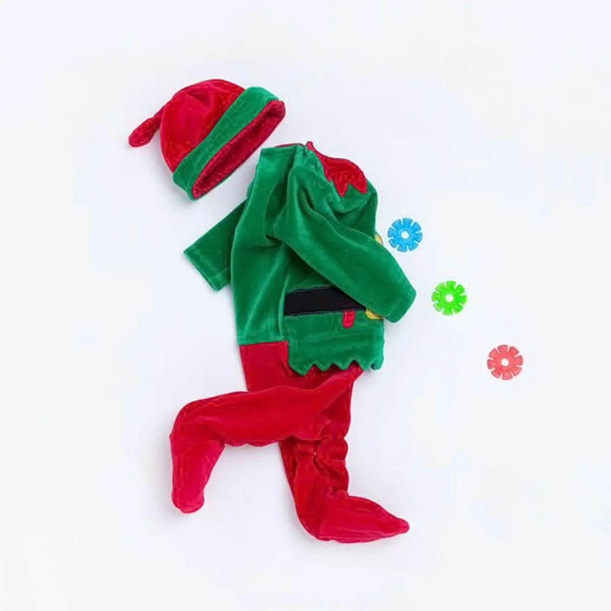 

Thickened Velvet Onesie Christmas Clothes Infant Costumes Baby Santa Outfit Romper Jumpsuit Toddler Claus Premium Cotton Boys