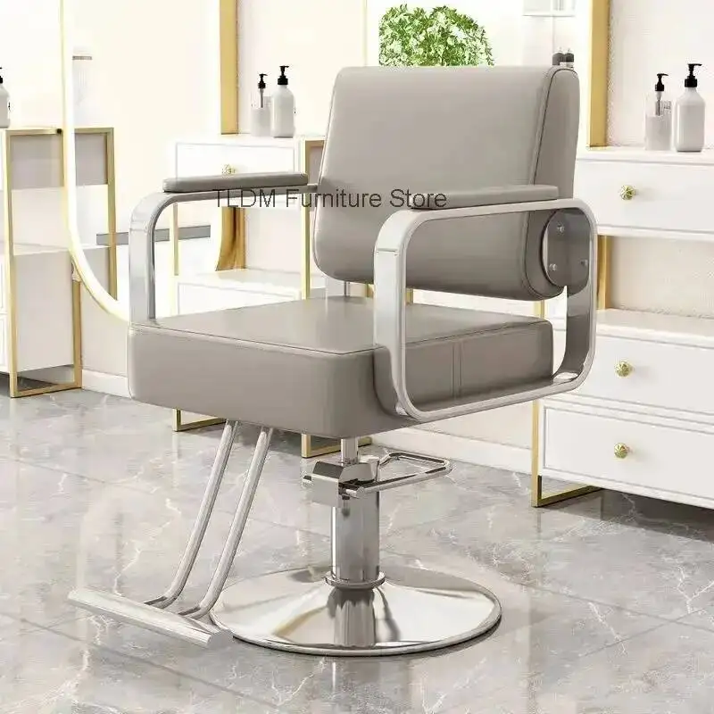 Unique Salon Barber Chairs Space Saving Footrest Luxury Salon Chairs Comfortable Hair Chaise De Coiffure Salon Furniture