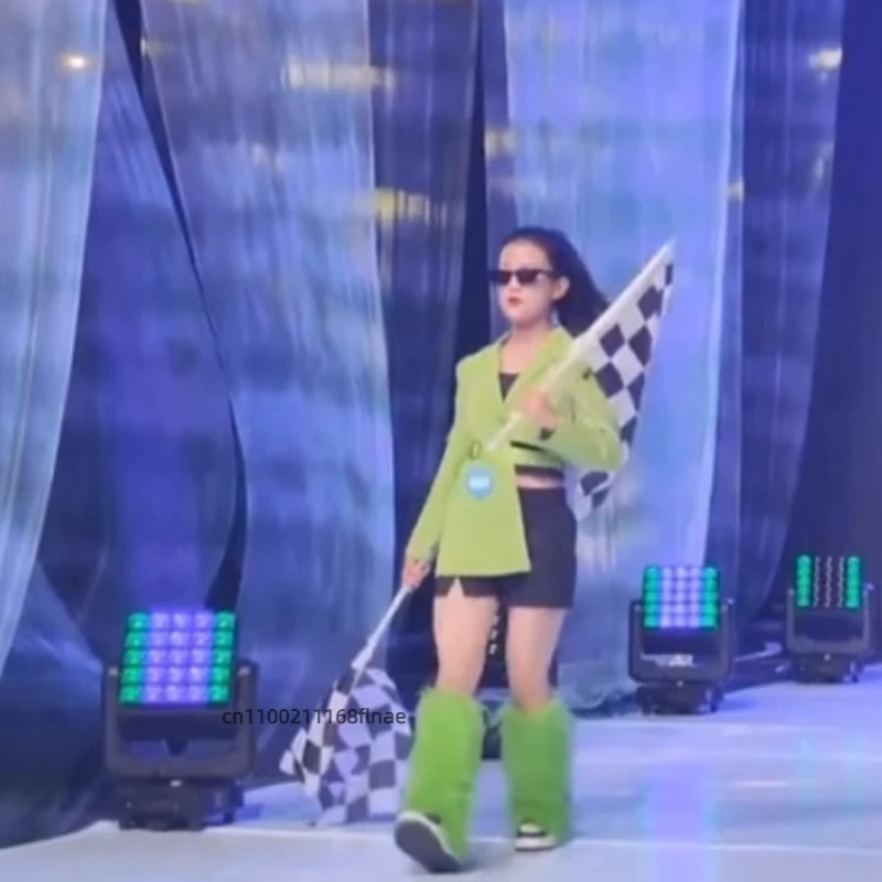 مجموعة أزياء رقص الجاز للفتيات، زي أداء نموذجي، زي أداء رقص الجاز للأطفال، نمط الهيب هوب للفتيات #3