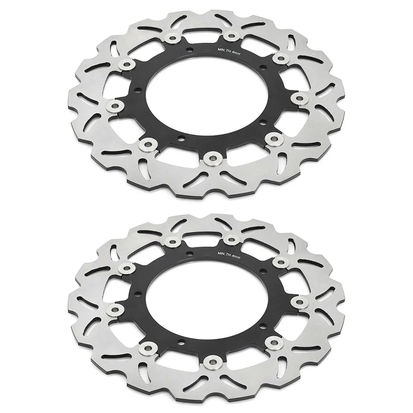 BIKINGBOY Remschijven voor MT-03 05-14 MT-09 ABS 14-25 Niken 900 18-25 Tracer 900 MT-09 Tracer ABS 15-25 Sport Tracker - afbeelding 2