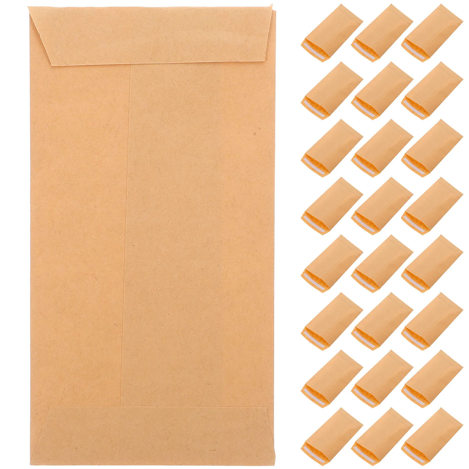 

100pcs 6x11cm Coin Envelopes Mini Money Organizer Small Kraft Gift Cash Snack Baking Seed Storage Bag Packaging Supplies