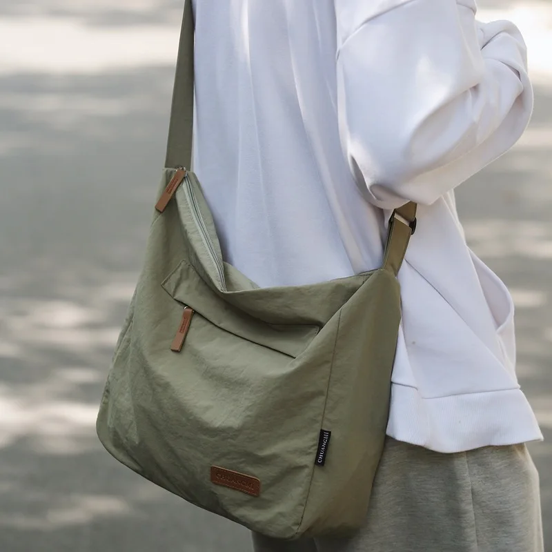 

Causal Nylon Shoulder Man Bag Japanese Teenager School Laptop Sling Men's Bag Streetwear Travel Cross Bag Messenger Bags for Men
