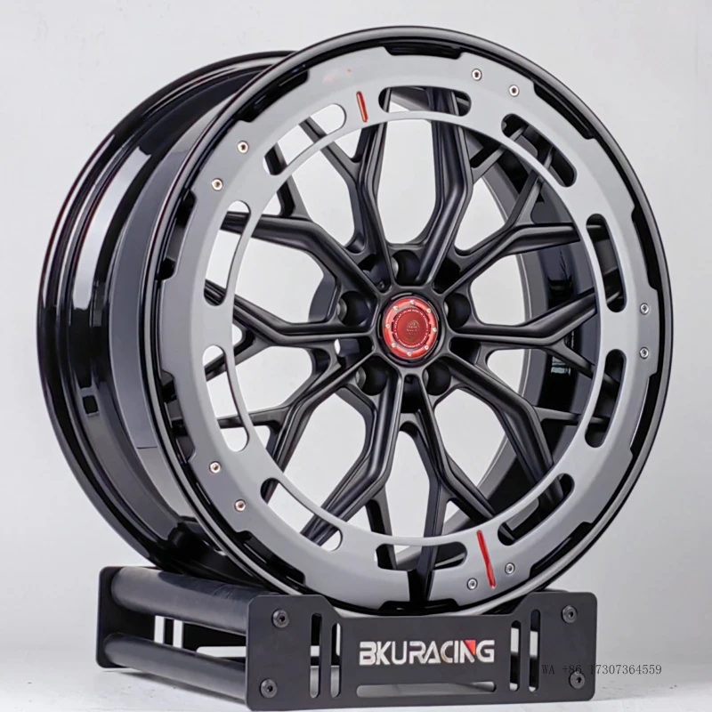 3 Piece Forged 5x114.3 Wheels 19 20 21 22 24 Inch 8-12J Custom T6 Alloy Racing Passenger Car Wheels for Ferrari 458 488 F8