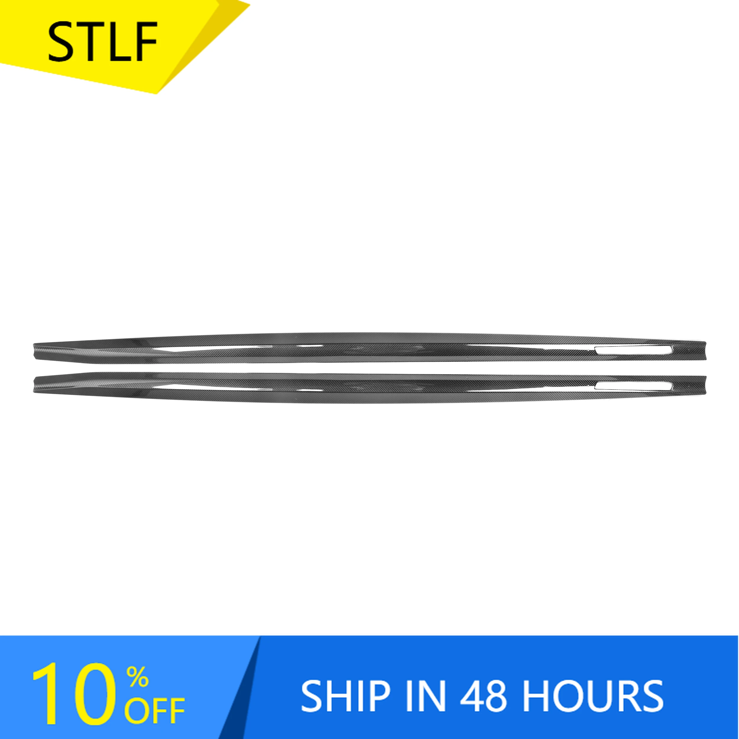 

STLFReal Carbon Fiber Front Bumper & Side Skirts Stylish AC Style Car Fenders for BMWs 4 Series G22 G23 2021+ 2-Door Auto Part