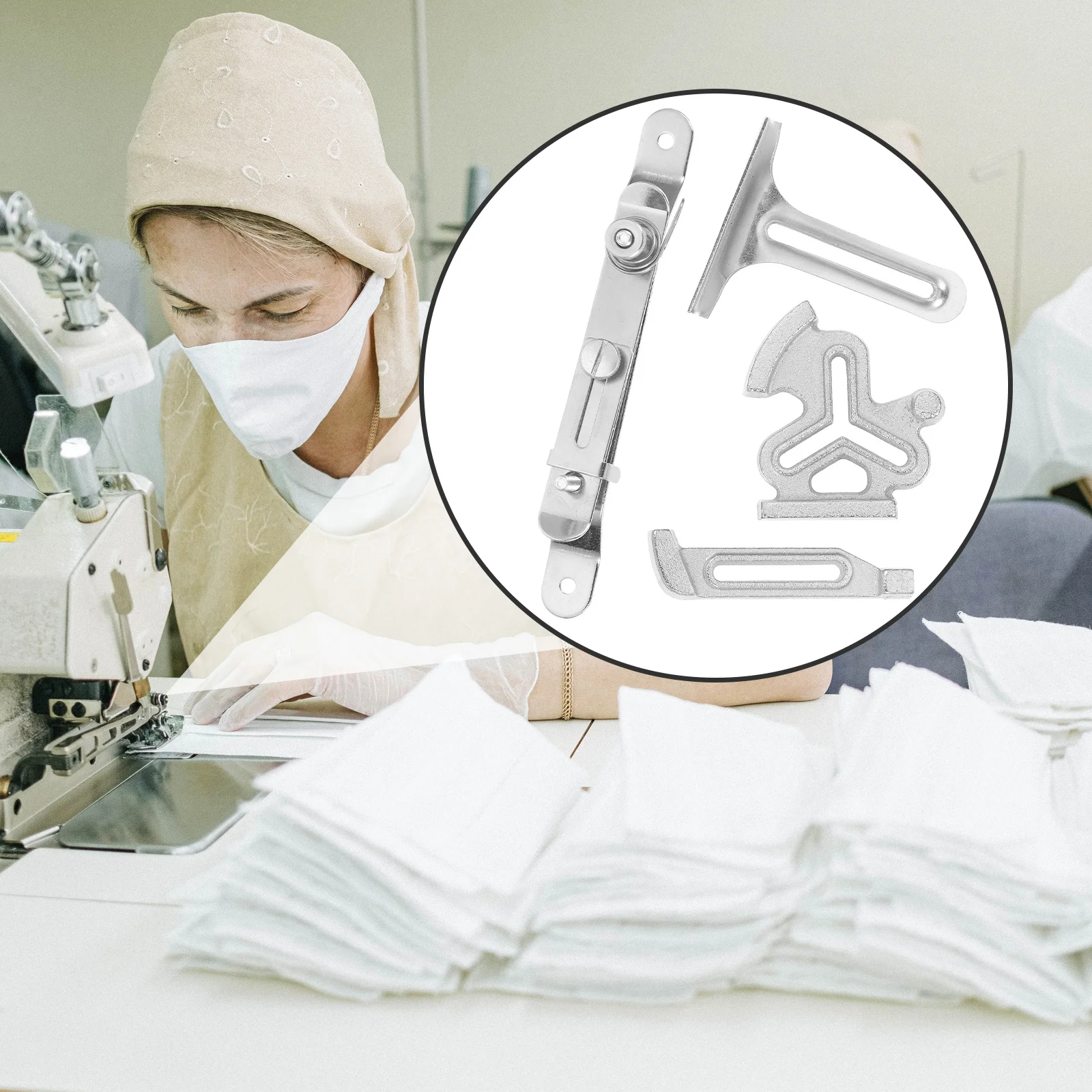 مجموعة واحدة من دليل حافة ماكينة الخياطة متعددة الاستخدامات، تصميم إبداعي، مقياس تحديد المواقع، نتائج دقيقة، قالب مرقع #1