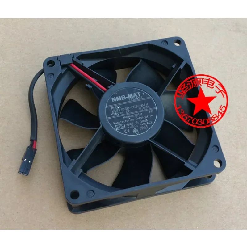 

NMB-MAT 3110SB-05W-B59 Server Cooling Fan DC 24V 0.09A 80x80x25mm 2-wire
