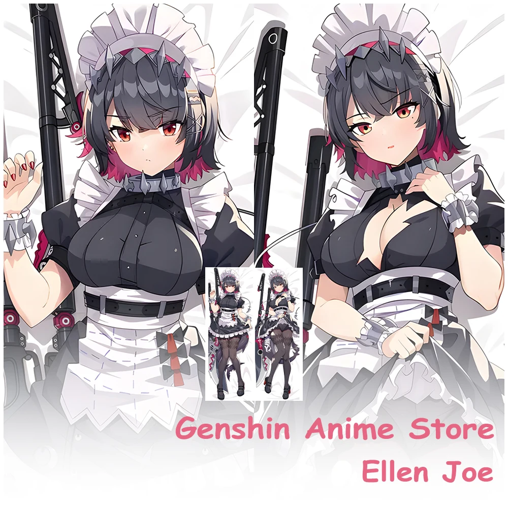 

Аниме Zenless Zone Zero Ellen Joe Dakimakura Dakimakura обнимающая подушка для тела Чехлы для подушек Постельные принадлежности Косплей Отаку Реквизит Декоративный