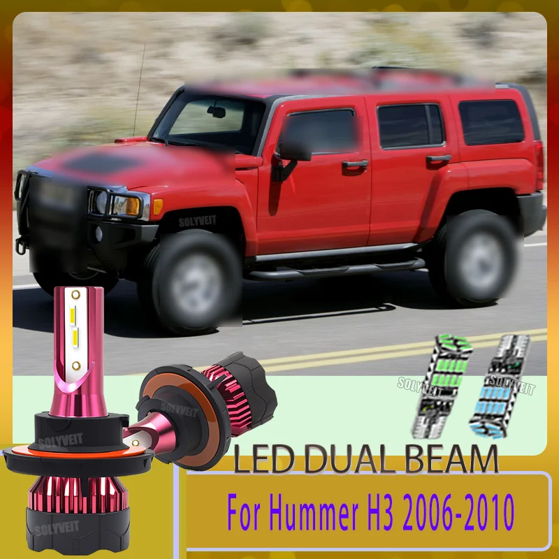 

Essential Safety Upgrade for Country Road Travel Car Bulb LED 9008/H13 Dual High/Low Beam For Hummer H3 2006 2007 2008 2009 2010