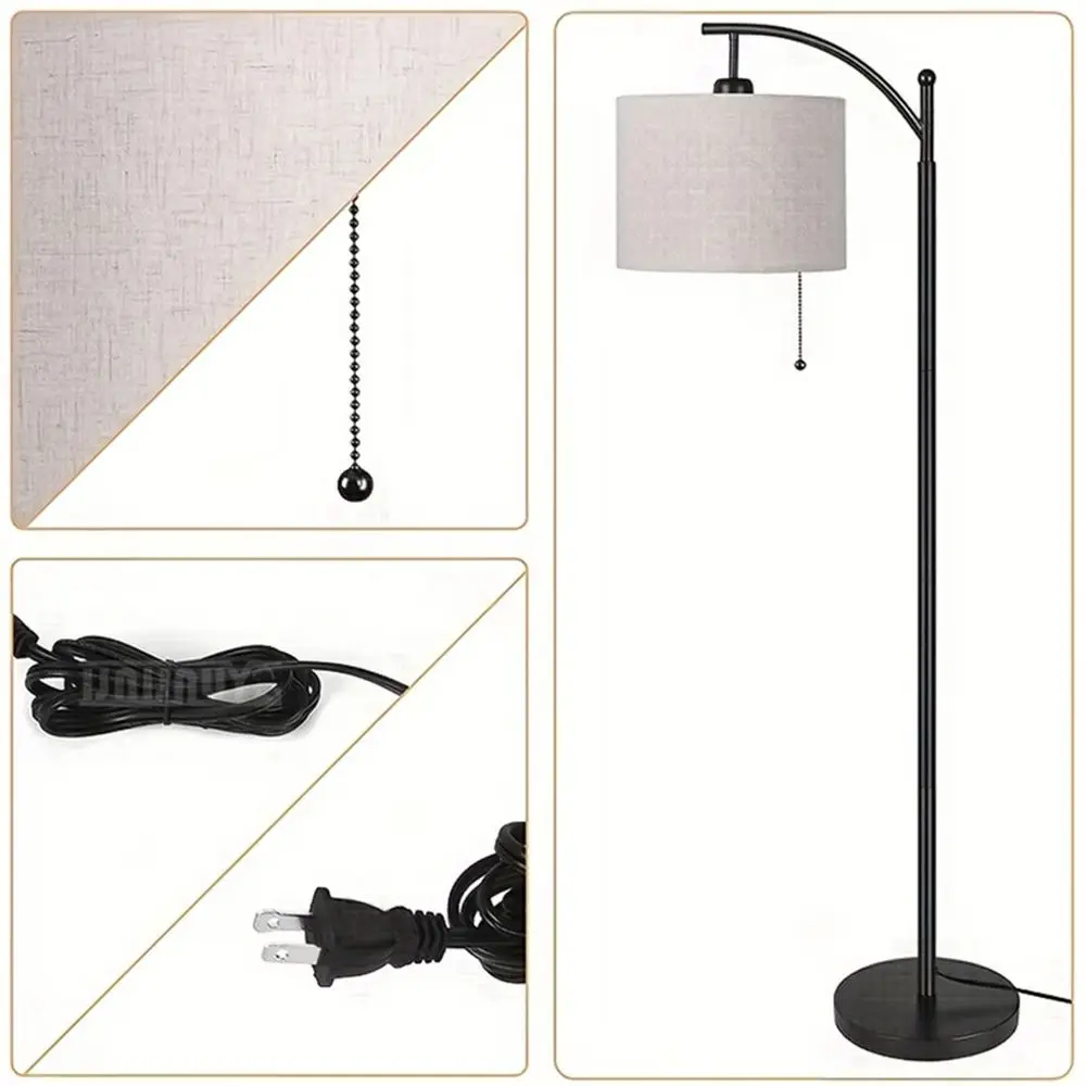 LED Floor Lamp 110V-240V Living Room Bedroom Zipper switch Vertical table lamp for home use