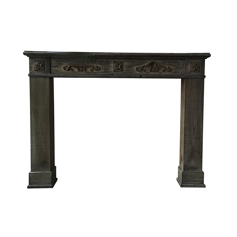 

Американские камины из цельного дерева для гостиной, ретро камин для проживания в семье, декоративный шкаф, магазин одежды, витрина, мебель