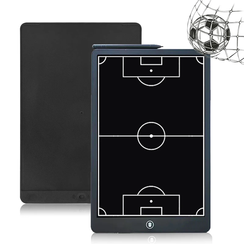 Tablero táctico de entrenamiento de fútbol de 8.5/16 pulgadas, portátil, para entrenamiento de fútbol, tácticas, LCD, tablero de estrategia, regalo deportivo