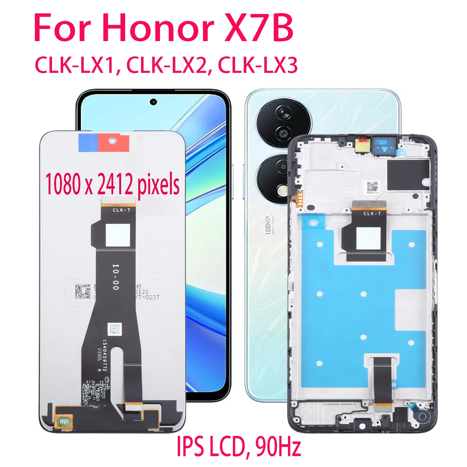 

For Huawei Honor X7b CLK-LX1 CLK-LX2 CLK-LX3 LCD Display Touch Screen Digitizer