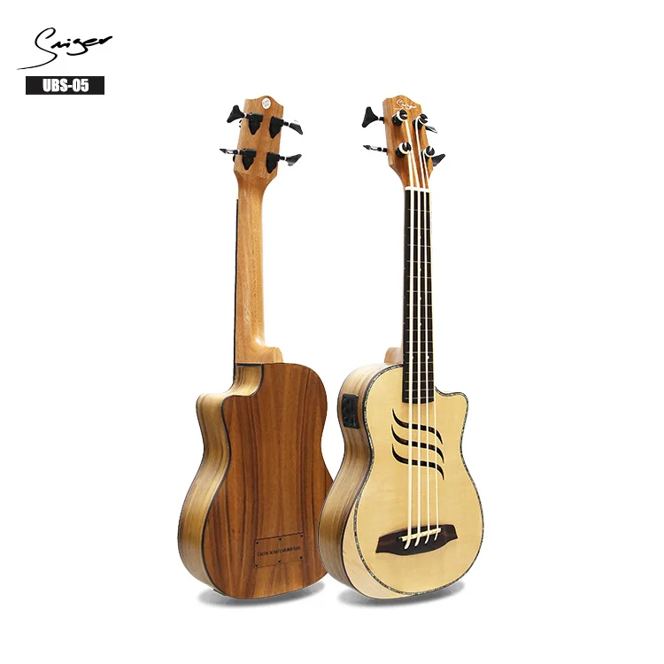 

Solid Spruce 30inch Ukulele Bass Electric Bass Ukulele