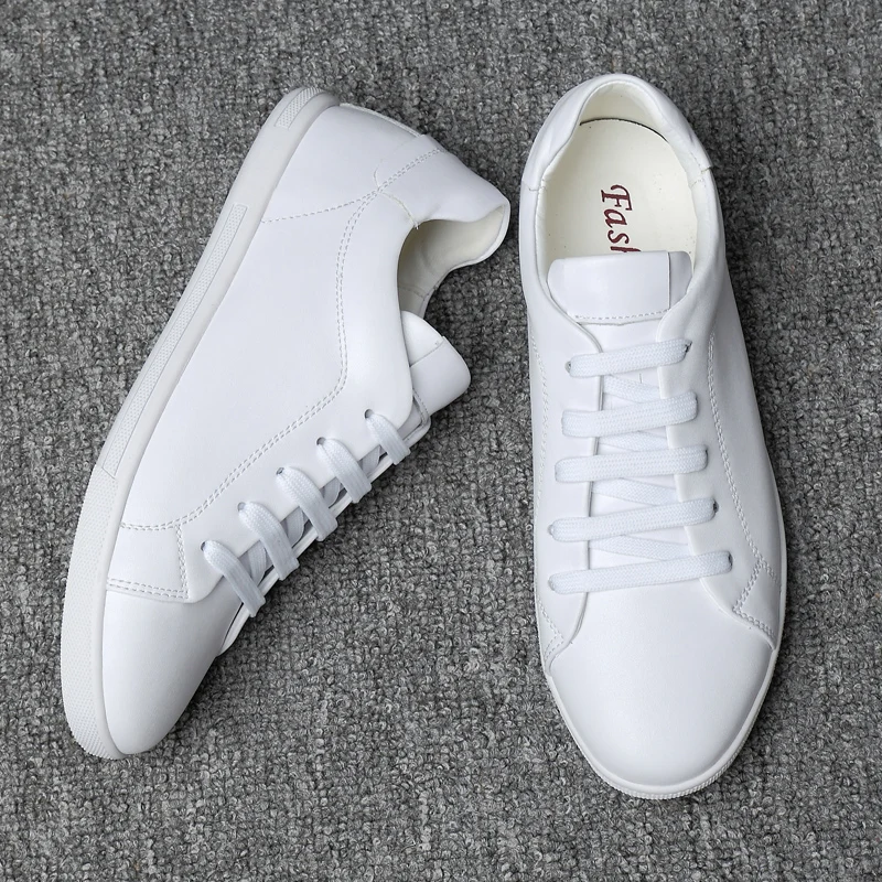 Autumn 2025 Men's White Chunky Sneakers - Breathable Minimalist Design, Student-Friendly & Instagram Popular