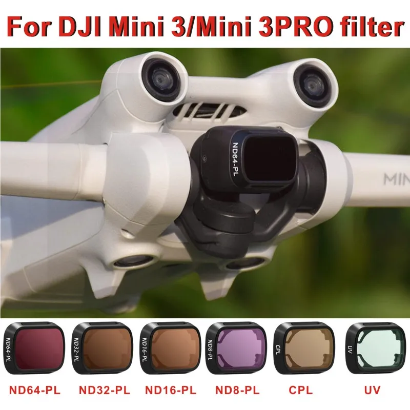 Suitable for DJI Mini 3Pro/Mini3 filter UV protector CPL polarizer ND dimmer drone accessories