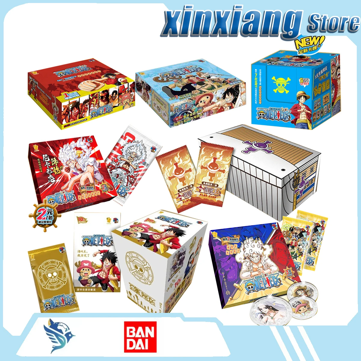 

Bandai Card of the Pirate King Collectible Cards Anime-related souvenirs Collectible cards fan gifts surprises comics souvenirs