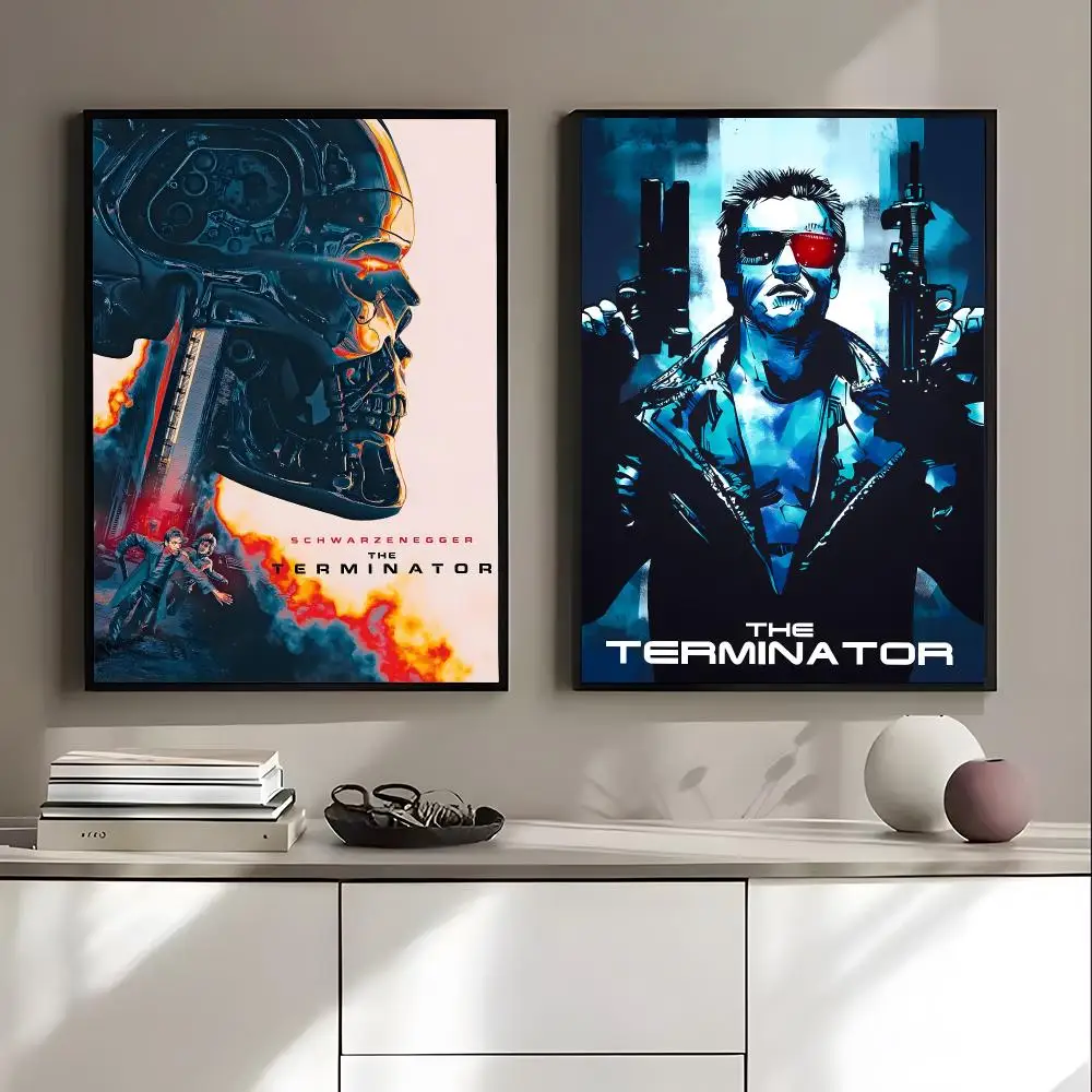 Movie The T-Terminator Poster HD Art Sticky Wall Waterproof Home Living Room Bedroom Bar Aesthetic Decoration