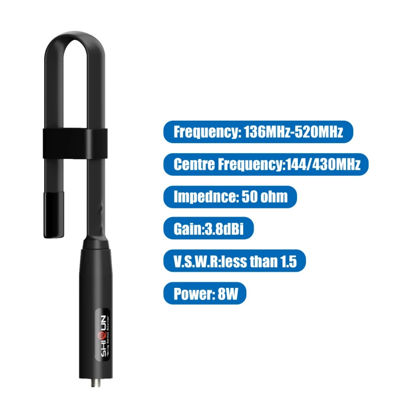 CS Tactical Antenna High Gain Dual Band 144/430Mhz SMA-Female For Baofeng UV-5RH UV-5RH UV-25 DM-1701 SW-9 QuanSheng UV-K1 TK118 - view 4