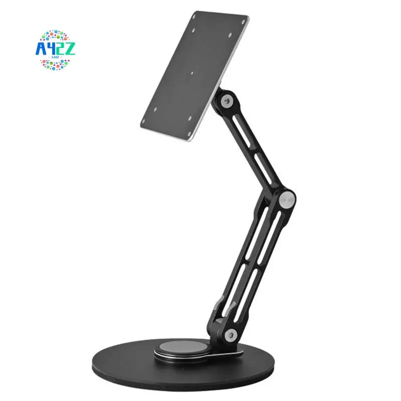 A42Z-Portable Tablet Stand Bracket Monitor Holder VESA Mount Aluminum Alloy Stand Foldable Adjustable Desktop Bracket