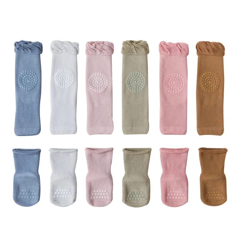 Chaussettes d'hiver chaudes pour nouveau-né, ensemble de genouillères, protège-genoux, jambières pour tout-petits, trucs pour bébés