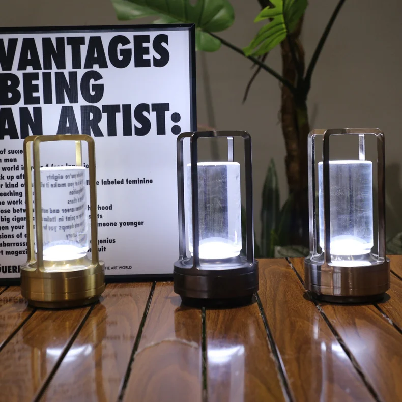 

Перезаряжаемая Настольная лампа с сенсорным управлением, внешняя декоративная лампа из алюминия, прикроватная лампа для спальни, столовой, Настольная Ночная лампа