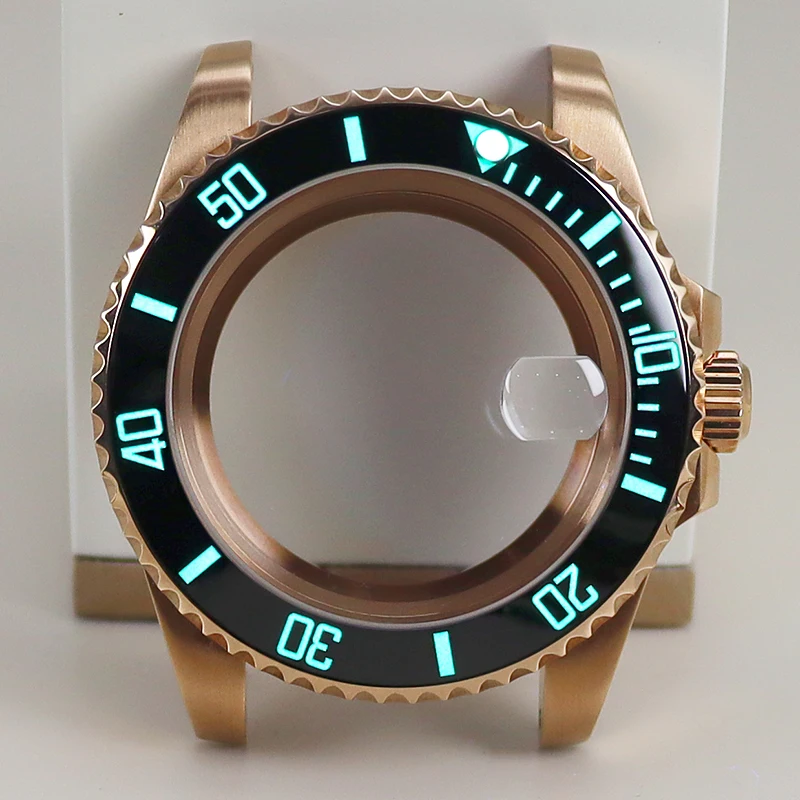 40mm NH35 NH36NH34 NH39 NH70 Miyota8215 2824 PT5000 20ATM Diver Watch GMT SUB Case Sapphire Uni-directional 120clicks Ceramic C3 - Image 4