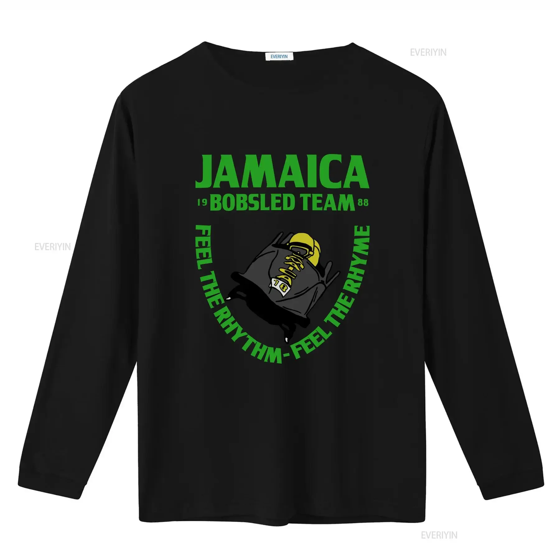 Jamaica 1988 Bobsled Team Cool Runnings Movie Inspired USA Premium Blend T Shirt Feel The Rhythm Rhyme vintage Washed Stylish