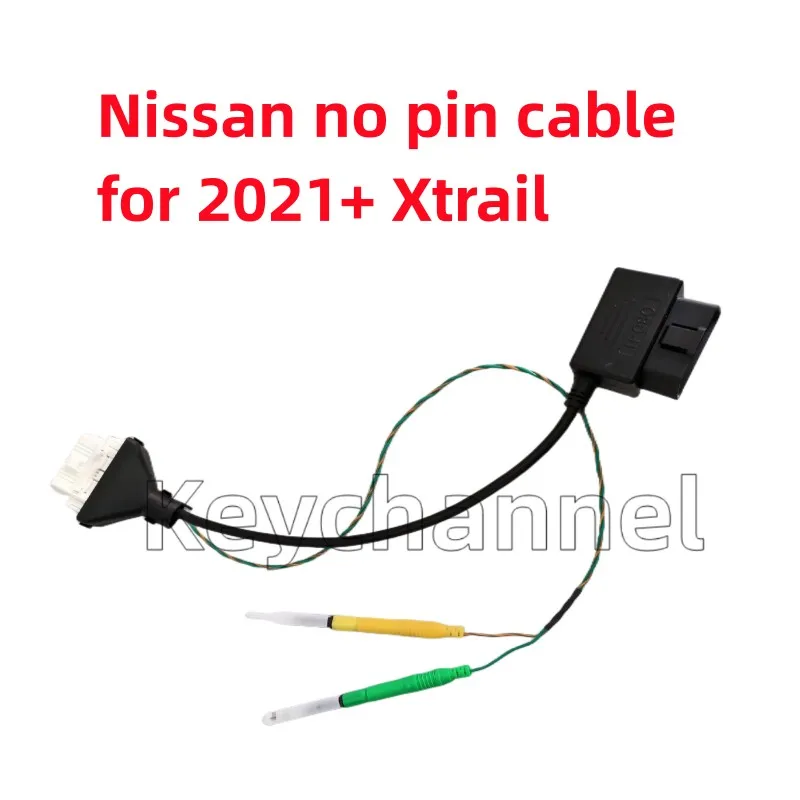 1 Set Non Pin Code Cable Password Free Cable Key Programming Cable for Nissan X-Trail e-POWER T33 Models for Autel Key Tool Plus