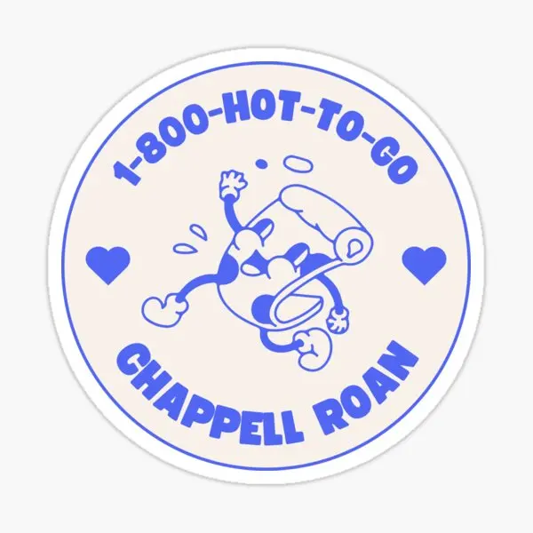 Chappell Roan Hot To Go Midwest Princess  5PCS Stickers for Living Room Wall Luggage Car Kid Home Water Bottles Cute Room Bumper