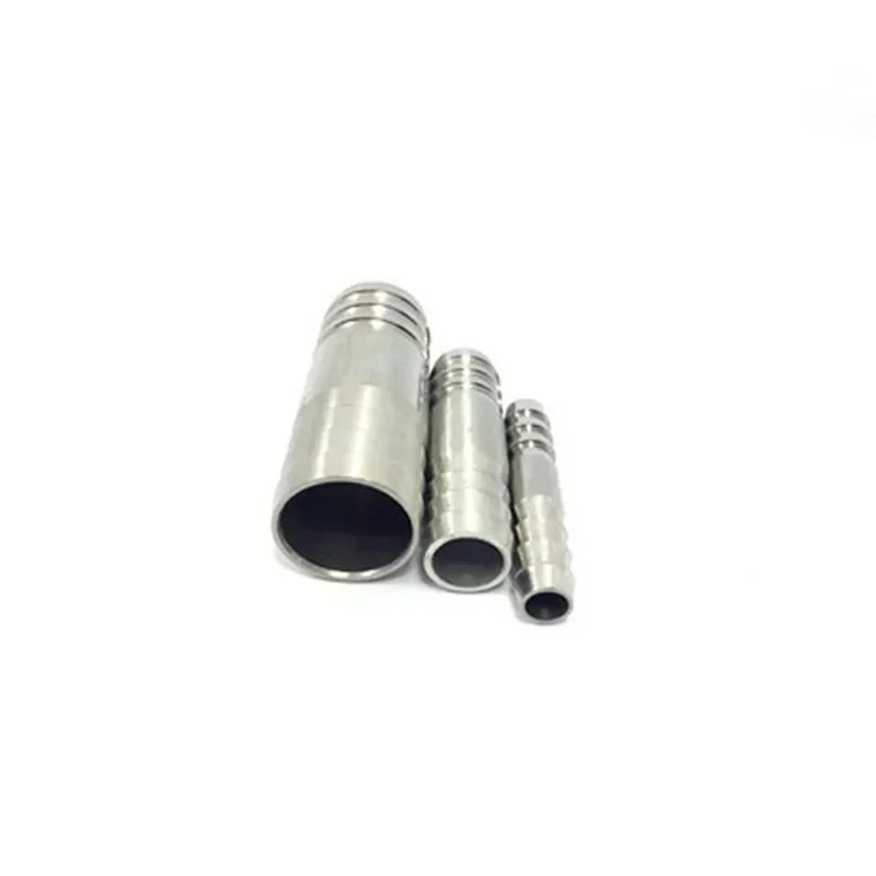 6mm 8mm 10mm 12mm 13mm 14mm 15mm 16mm 17mm 18mm 19mm 20mm Hose Barb Straight Two Way 304 Stainless Steel Pipe Fitting Connector