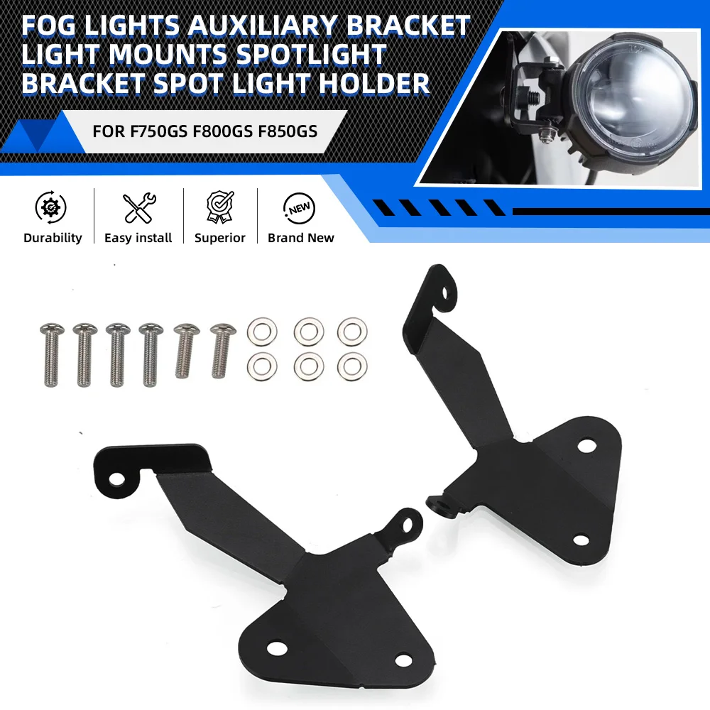 

For BMW F800GS 2023 2024 F750GS F850GS 2017-2024 Fog Lights Auxiliary Bracket Light Mounts Spotlight Bracket Spot Light Holder