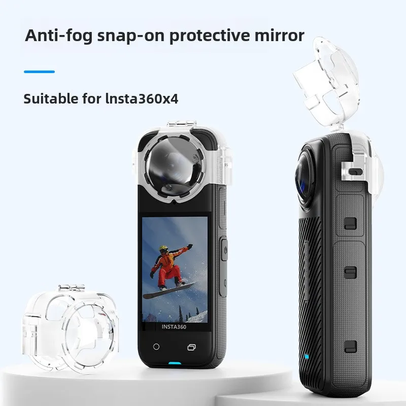 

Co-shot l shadow stone insta360x4 lens anti-fog buckle protective lens front and rear lens protective cover scratch-resistant