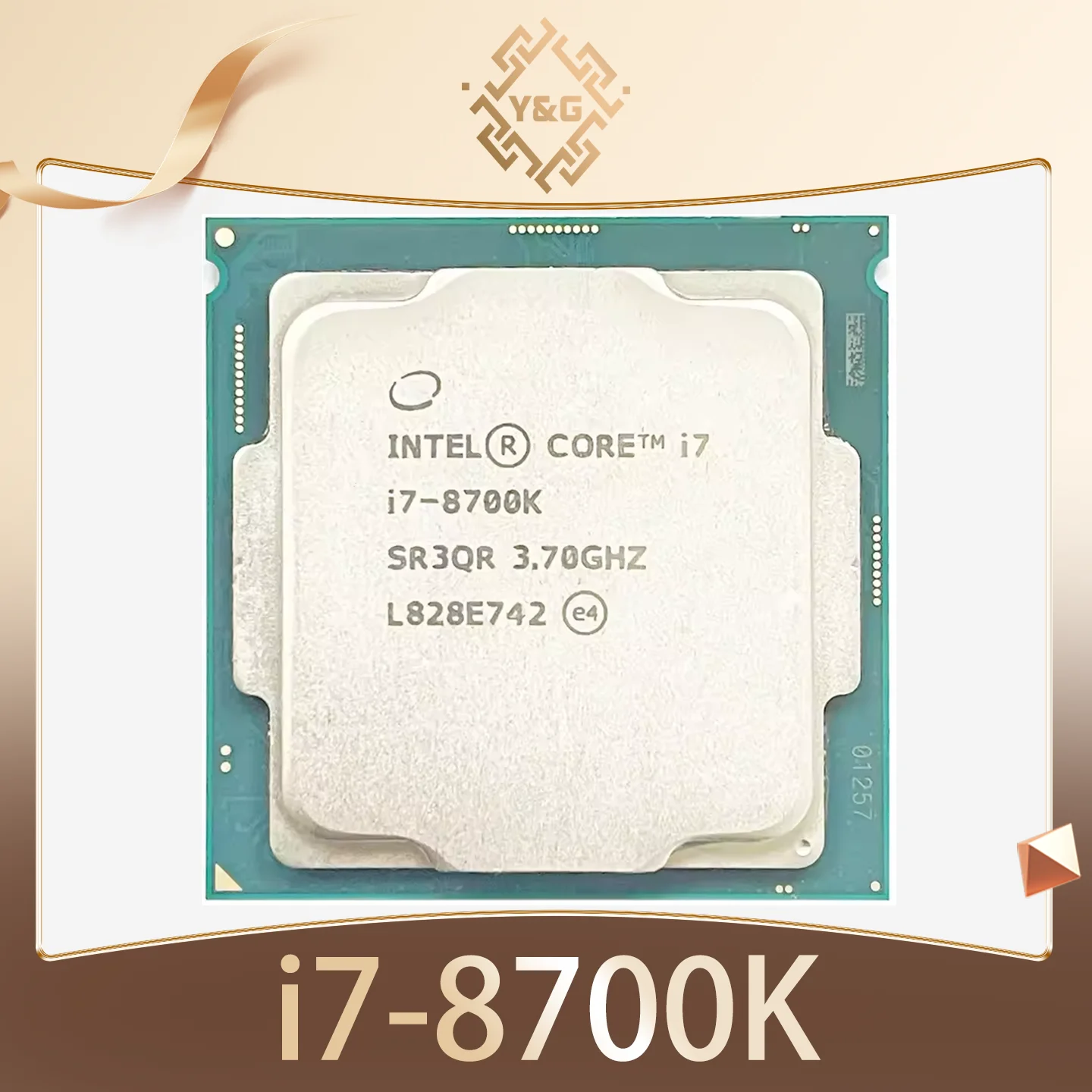 Core i7-8700K i7 8700K 3,7 GHz Procesador de CPU de seis núcleos y doce hilos 12M 95W LGA 1151