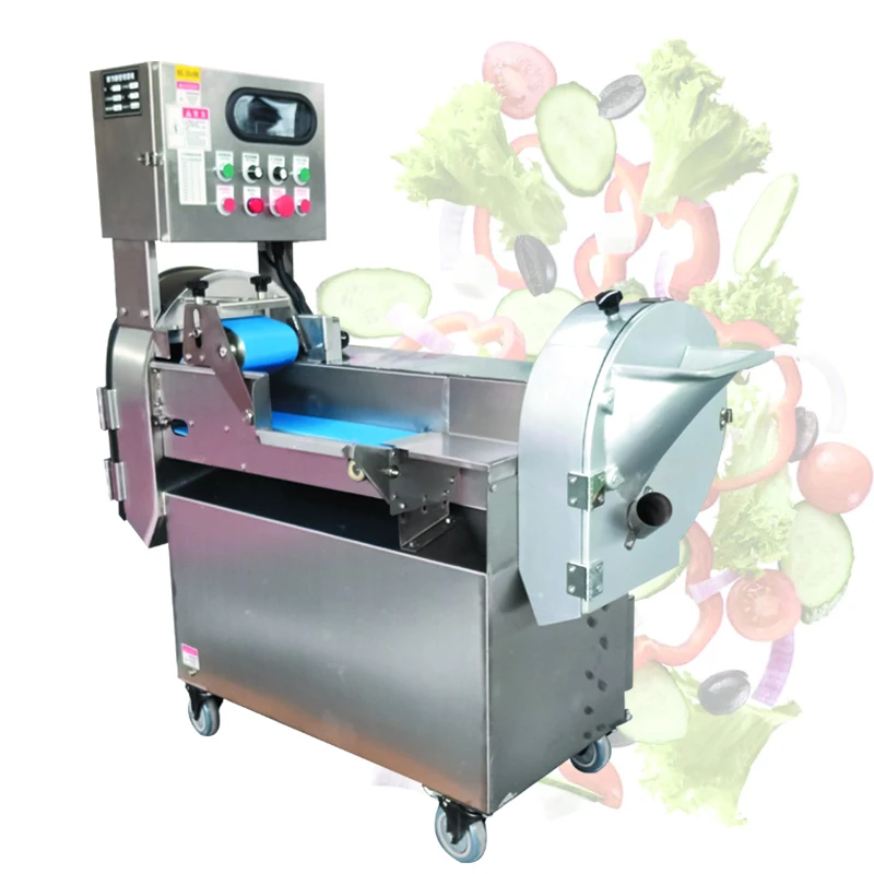 Double Head Commercial Vegetable Cutter For Catering Shop Canteen Slice Shred Dice Segment Machine Vegetable Cutter Machine