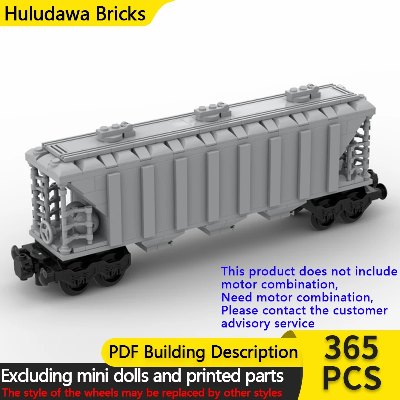 

Модель городской автомобиль MOC, строительные кирпичи, железнодорожный поезд, зернистая каретка, модульная технология, подарки, праздник, сборка, детские игрушки, костюм