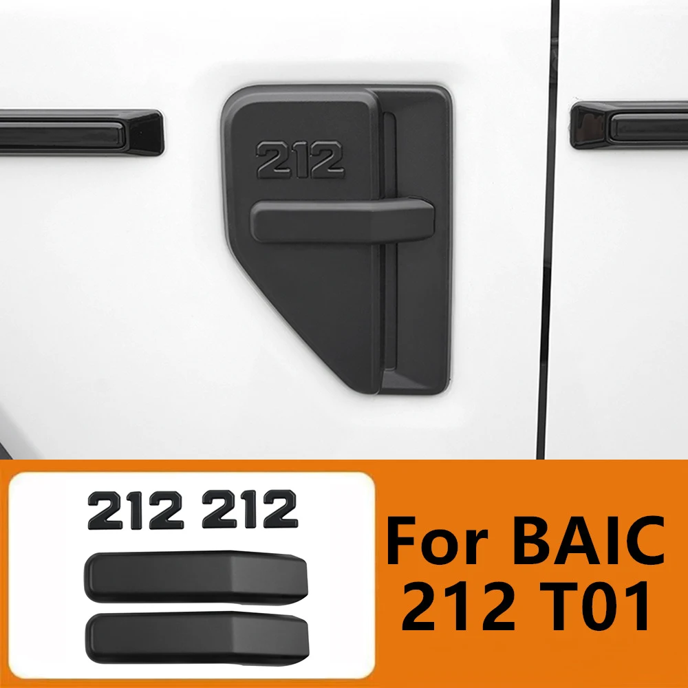 

﻿ Leaf Board Decoration Label Side Sand Board Fit for BAIC 212 T01 2024 2025 2026 Body Logo Modification Body Decoration Patch