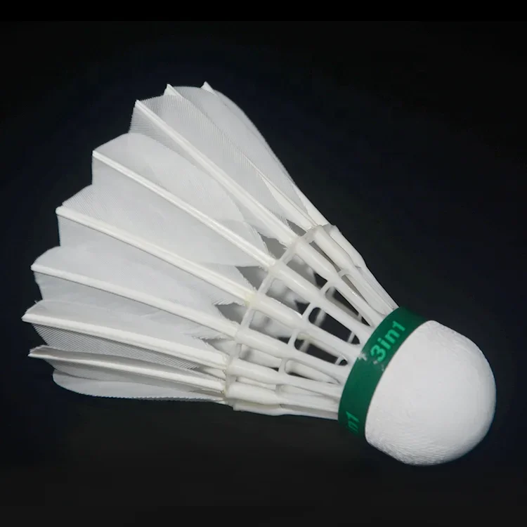 Pena Velocidade Torneio Personalizado Badminton Peteca, OEM Disponível, 10 Tubo