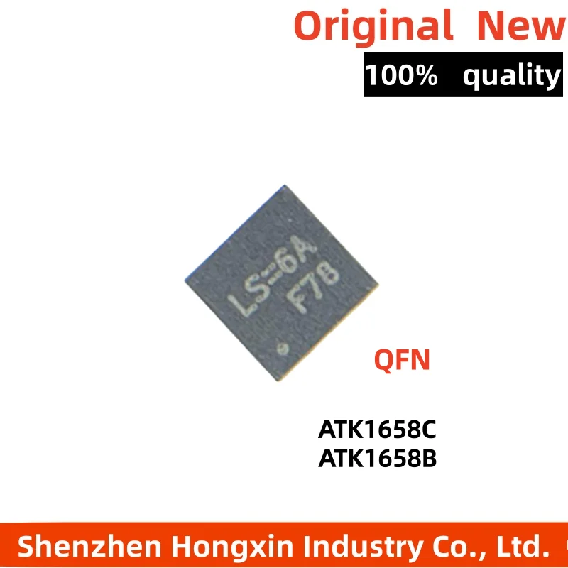 

(1piece) New ATK1658BGQUF LE= ATK1658CGQUF LS= ATK1658B ATK1658C ATK1658 QFN-12 Chipset