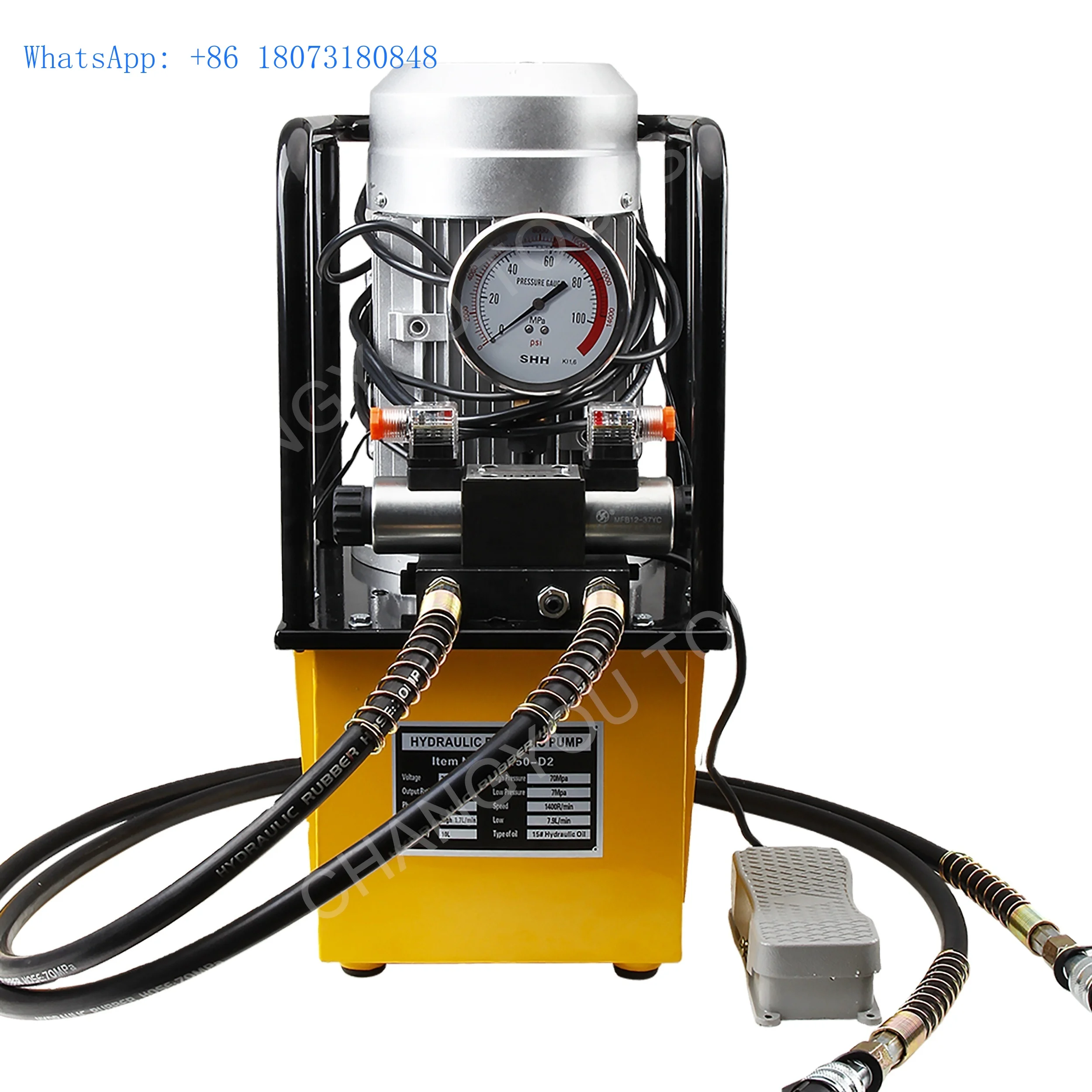 

DB150-D2 10L 700bar Electric power pack Hydraulic Electric Pumps