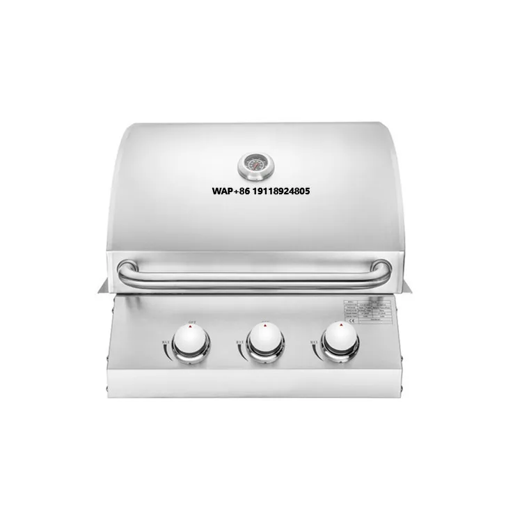 Hot Sale Table Top Outdoor Portable Gas Grill Garden Barbeque Stainless Steel BBQ Grill