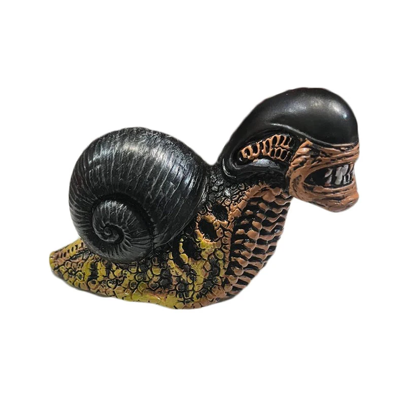 Resin Aliens Snail Statue Figure Statues Model Doll Collection Birthday Gifts Long Garden Home Decoration Ornaments