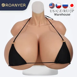 ROANYER Realistic Fake Boobs Large Silicone Breast Form For Crossdresser Transgender Shemale Breasts Drag Queen S X Z Cup