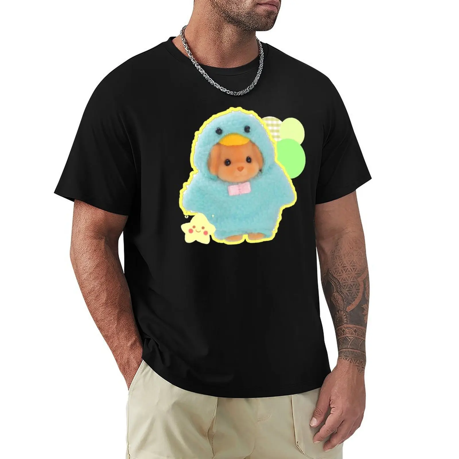 Kidcore Pastel Doggie T-Shirt mens graphic t shirts T-Shirt